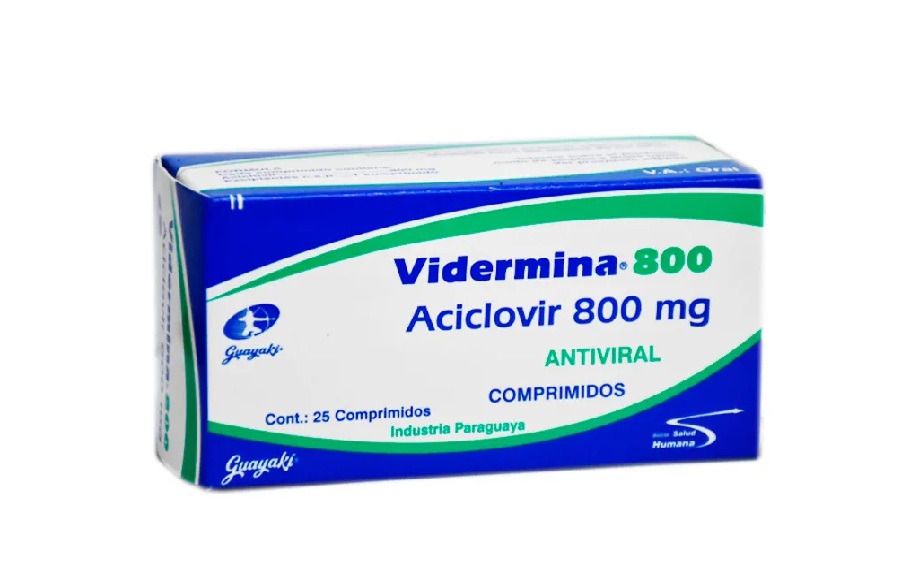 Vidermina Aciclovir 800 mg