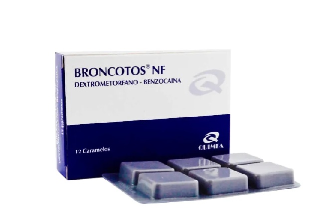 Broncotos NF – Pastilhas (Caramelos) – 12 unidades